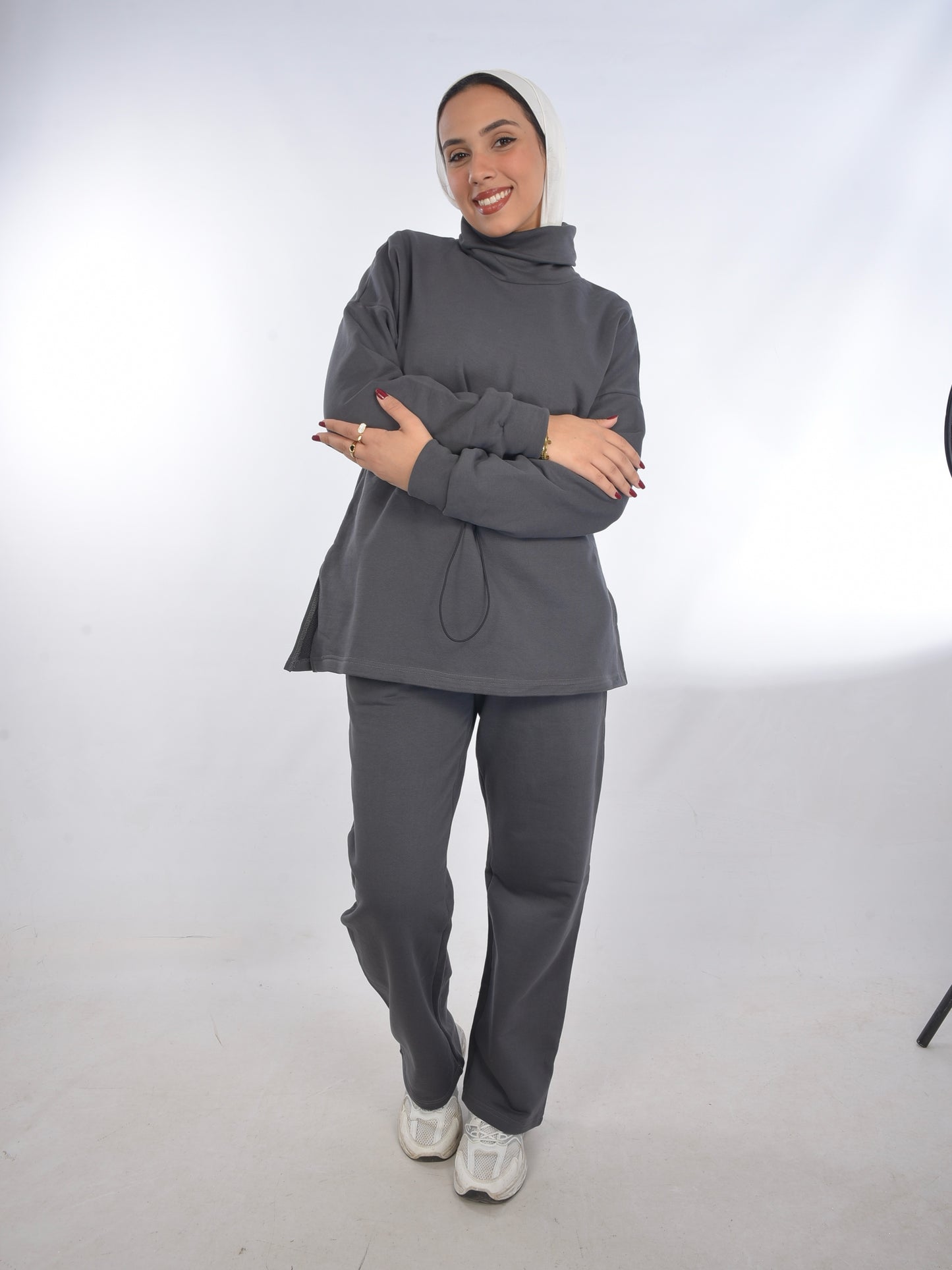 Grey hoodie
