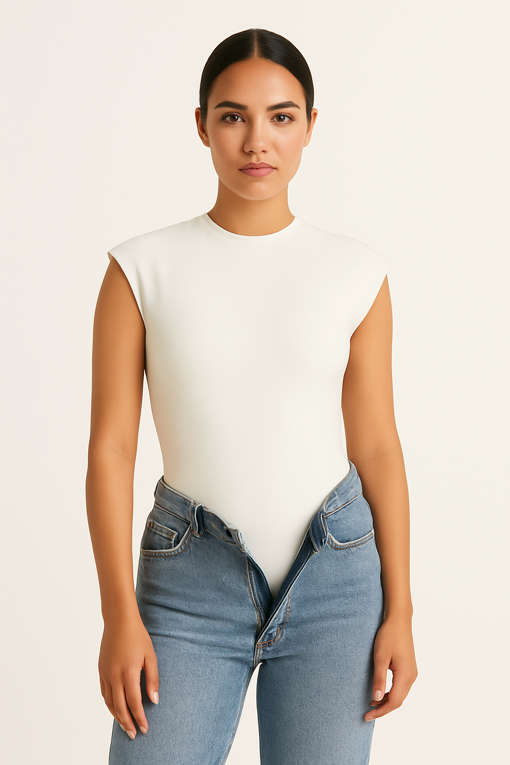 Sleeveless bodysuit