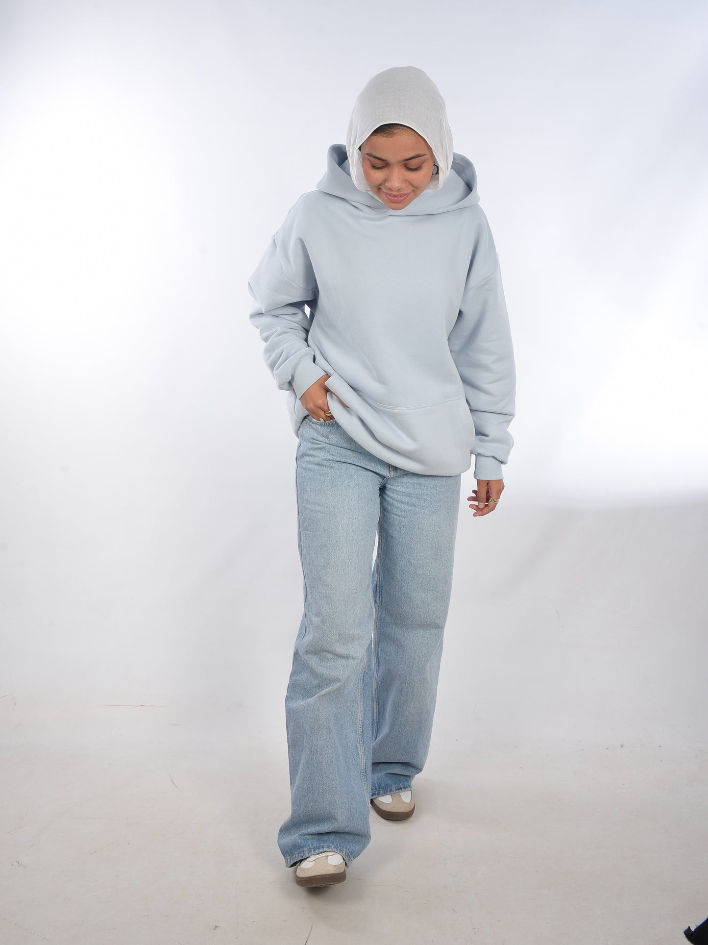 Baby blue hoodie