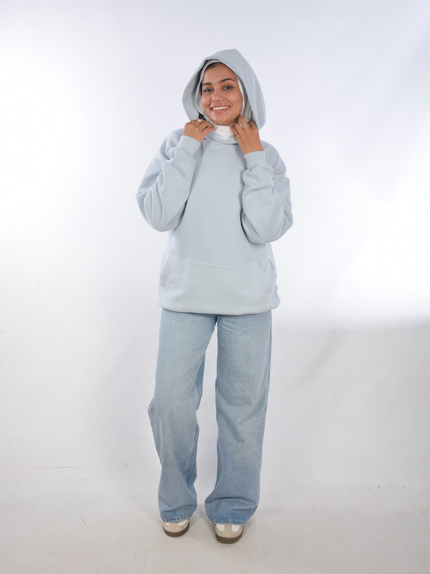 Baby blue hoodie